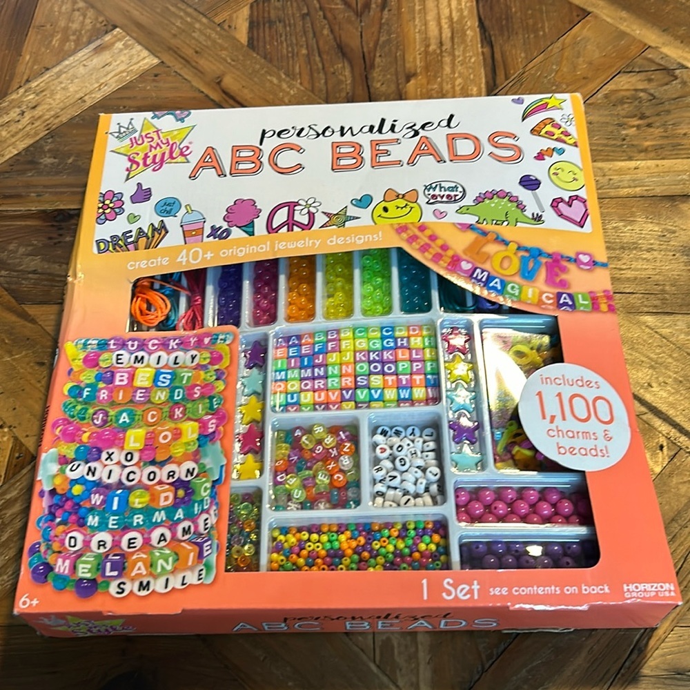 Just my style Personalized ABC Beads 1100 charms & Beads